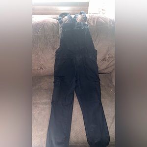 Black overalls sz xl